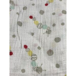 Muslin Baby LAMBIE & ME  Multi Colored DOTS Cotton Security Blanket Lovey